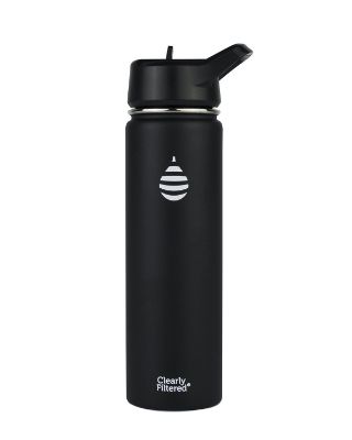 Clearly Filtered Insulated Stainless Steel Filtered Water Bottle