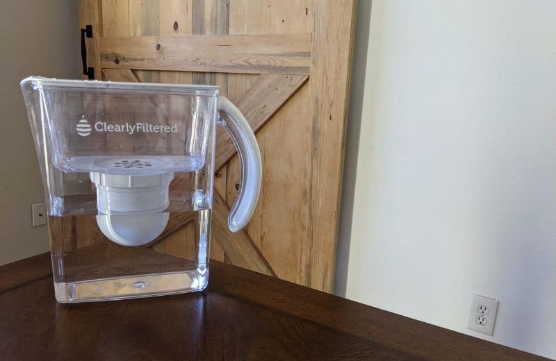 Clearly Filtered water filtration pitcher