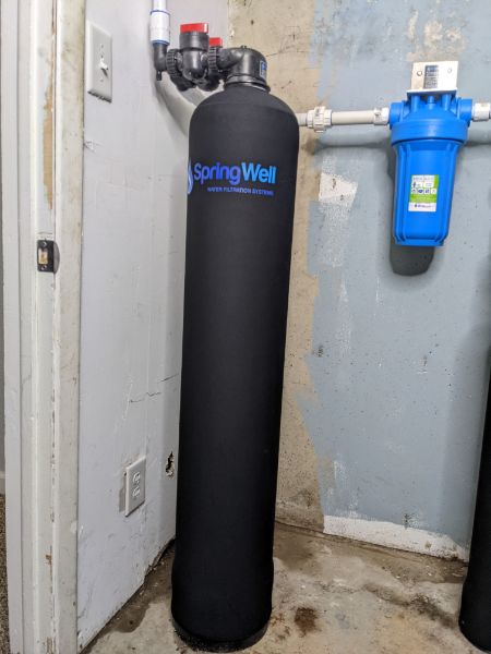 Springwell cf whole house filtration system and sediment filter