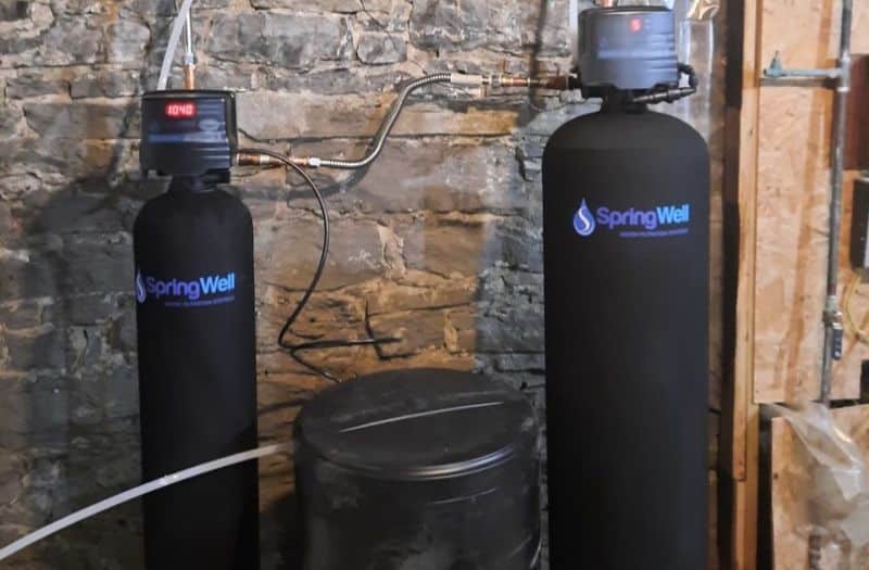 Springwell iron filter and water softener