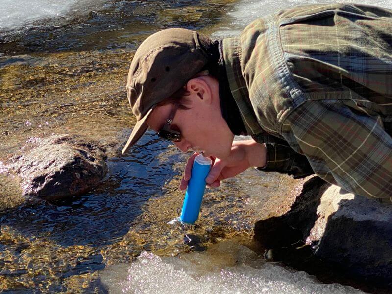 Using a Waterdrop Filter Straw 💧 #fyp #foryou #waterdropfilter #water