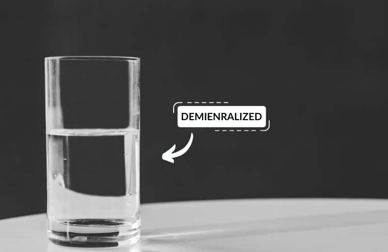 Reverse osmosis water has no minerals