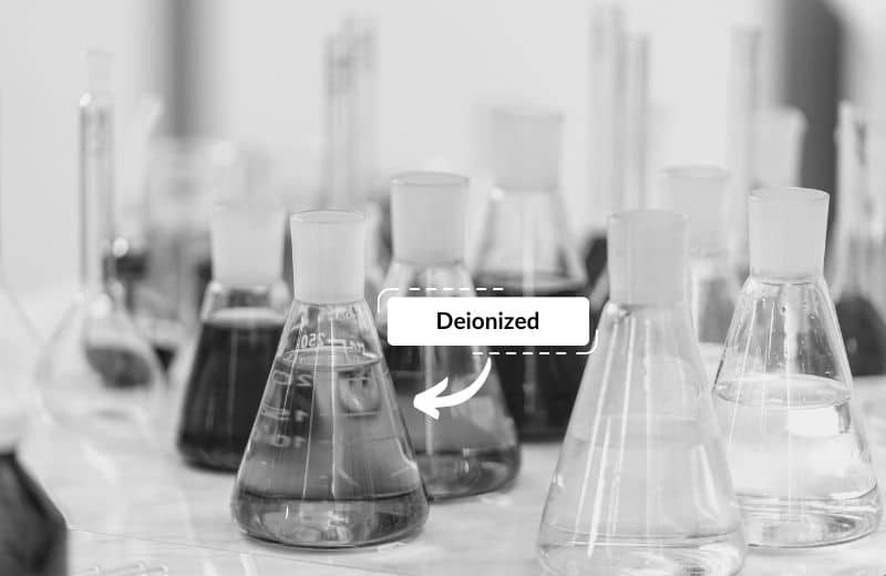 deionized water used in laboratory