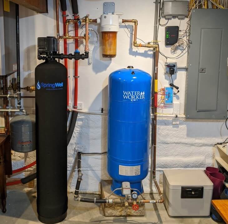 oxidizing media water filter