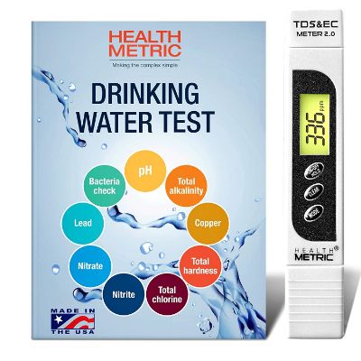 Health metric drinking water test kit