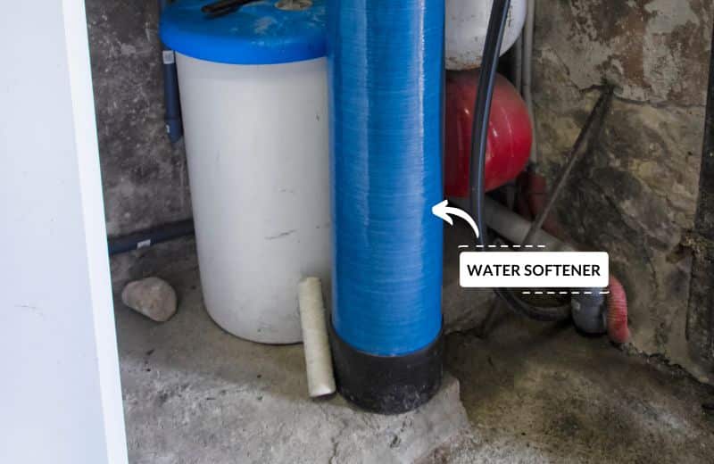 Water softener leaks from the bottom