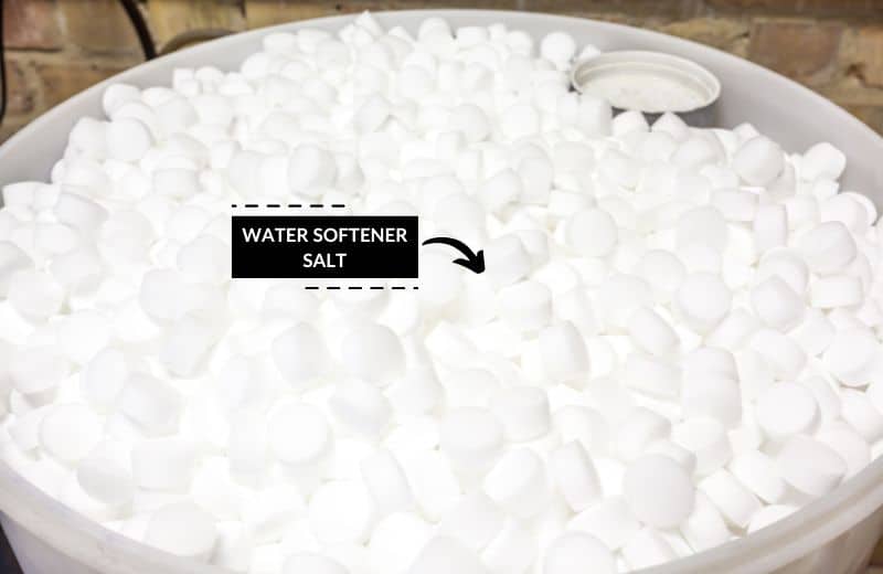 water softener salt not going down