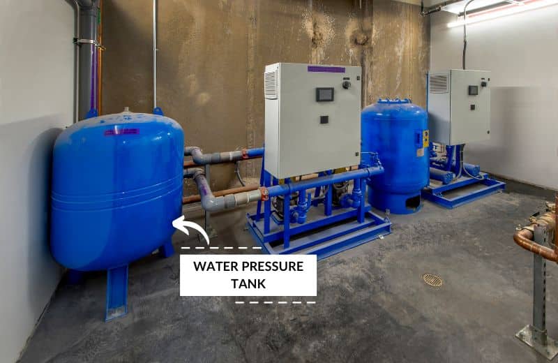 Well water pressure tank