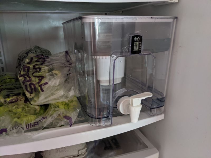 epic pure dispenser fits in refrigerator