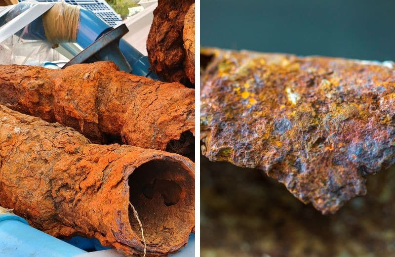 Corrosion of plumbing pipes