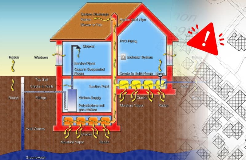 How radon gets into water