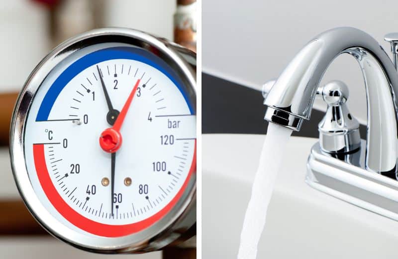 Water pressure gauge