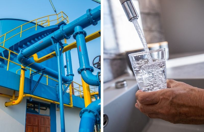 municipal drinking water chlorination creates disinfection byproducts