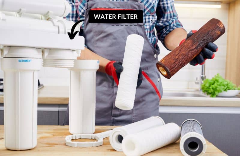 Water filter maintenance