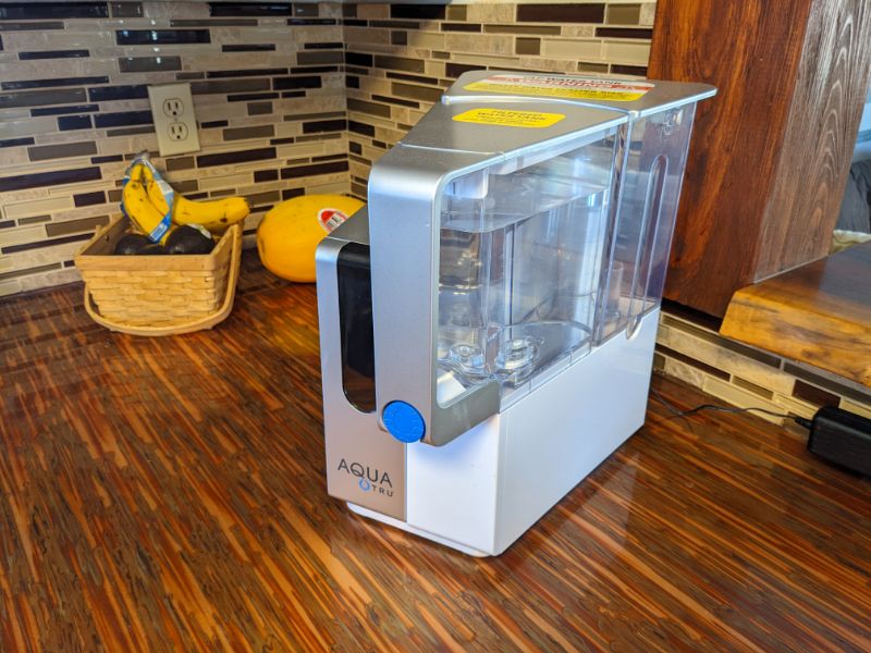 Aquatru countertop ro filtration system