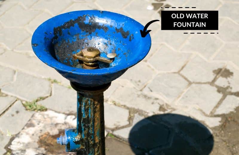 old water fountain