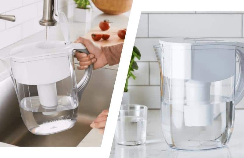 How a water filter pitcher works