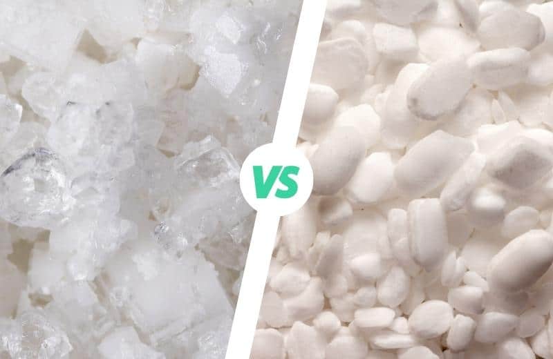 Salt crystals vs salt pellets