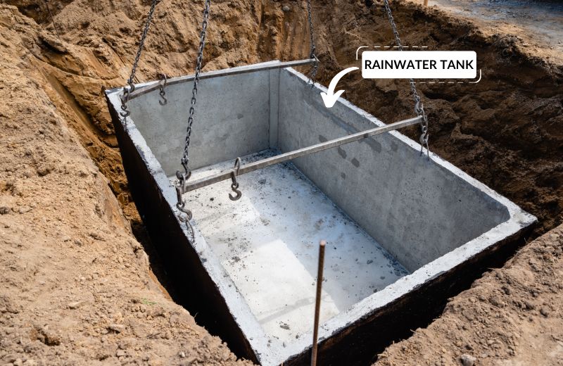 Building a rainwater tank