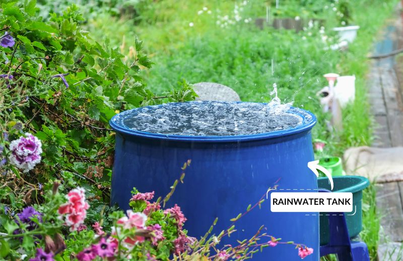 Contamination of rainwater tank