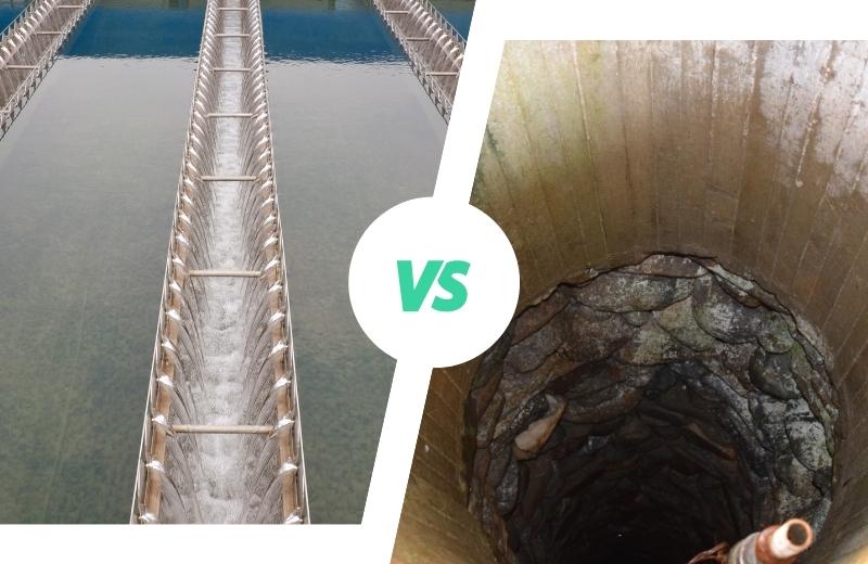 Public water vs well water supply