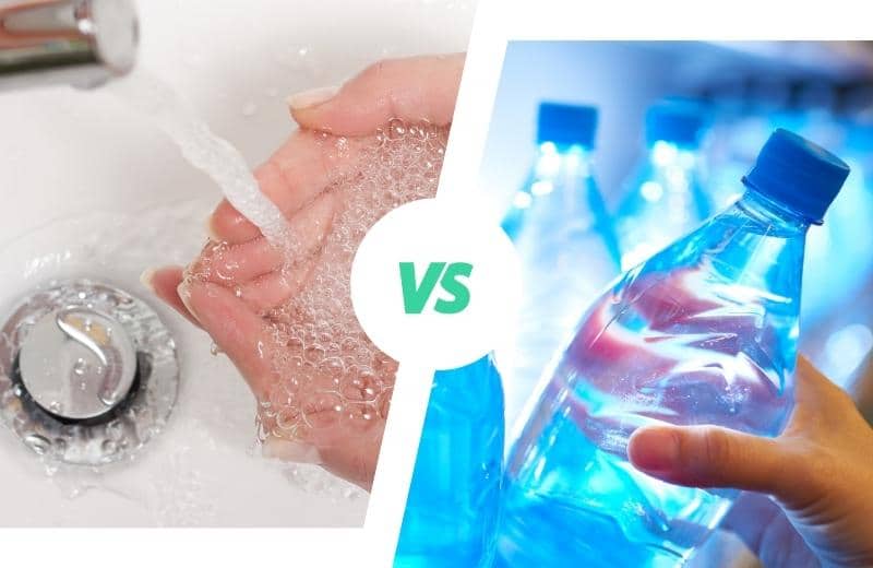 Tap water vs bottled water