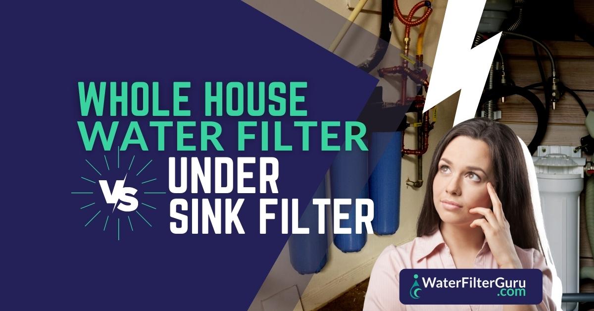Whole House Water Filter vs Under Sink Filter Systems