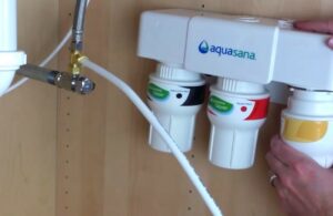 Installing the cartridges of aquasana aq 5300