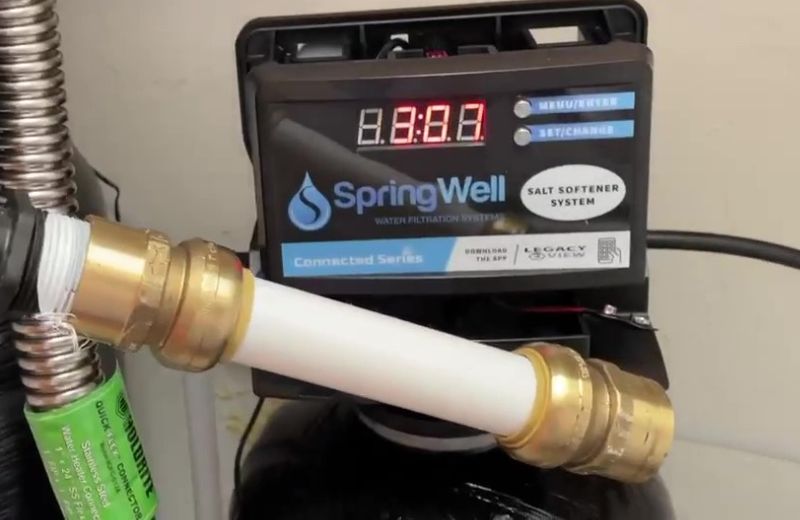 Springwell SS ion exchange water softener smart control valve