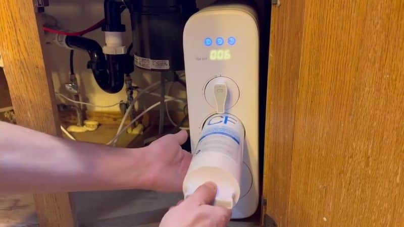 Waterdrop G3P80r tankless ro system under the sink