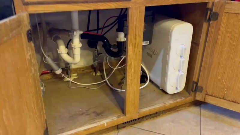 Waterdrop g3 p800 RO system space under sink