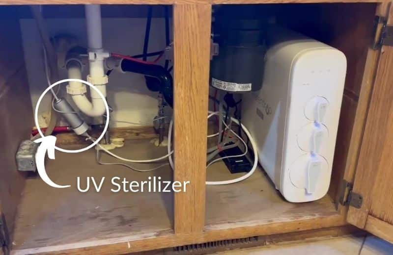 Remineralization RO System with UV Sterilizing Light – Waterdrop G3P800