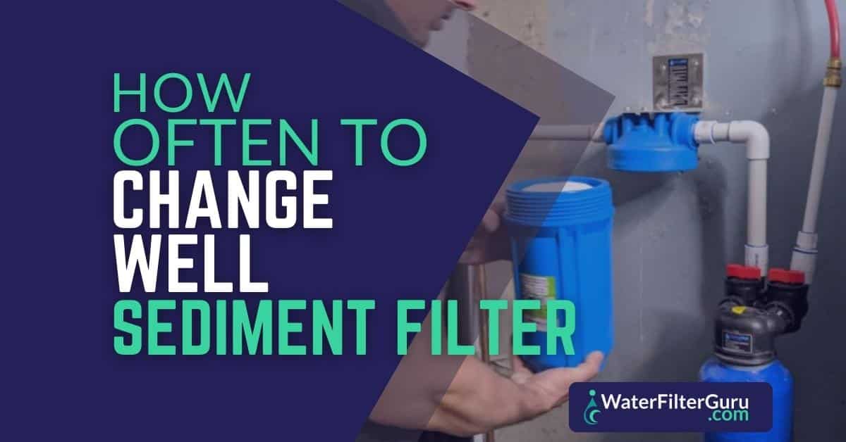 How Often to Change a Sediment Water Filter?