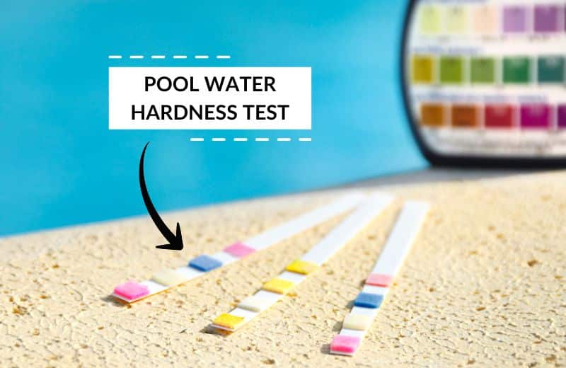 Pool water hardness test