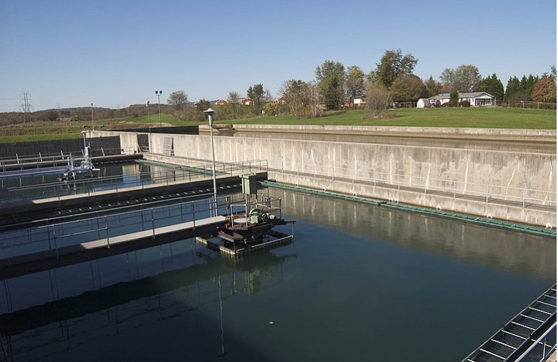 Coagulation to flocculation process in water treatment plant