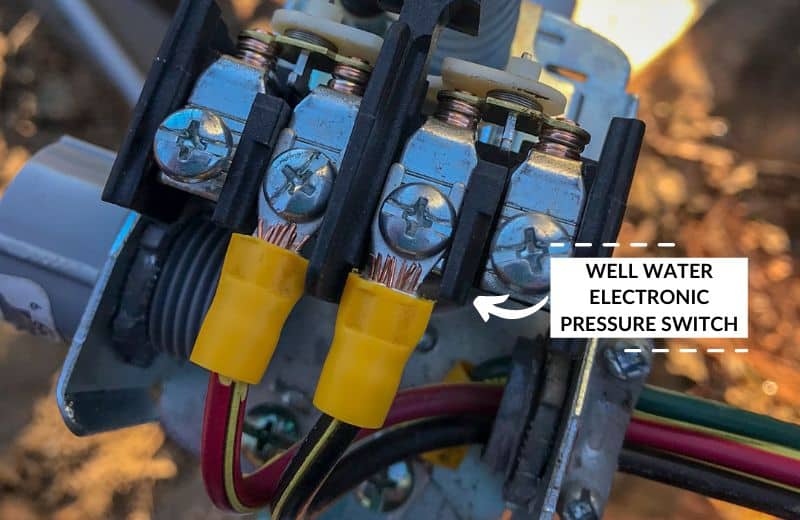 Well water electronic pressure switch