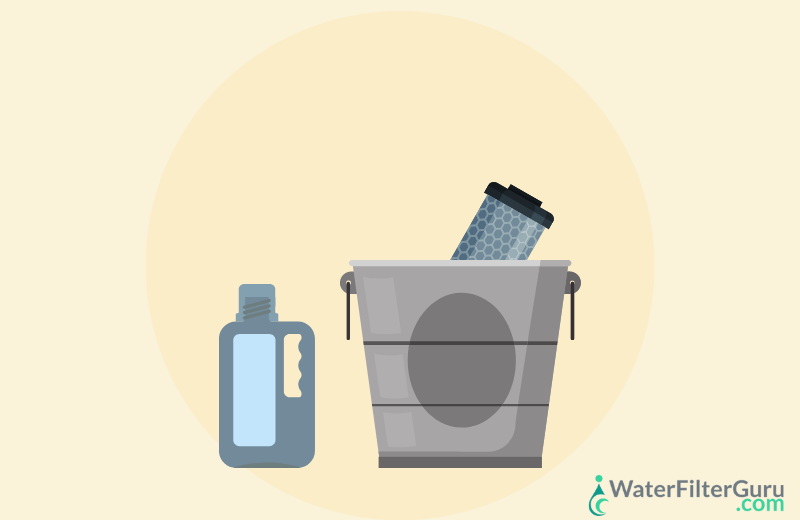 How to Clean a RO Membrane - Step 4 Soak the Membrane