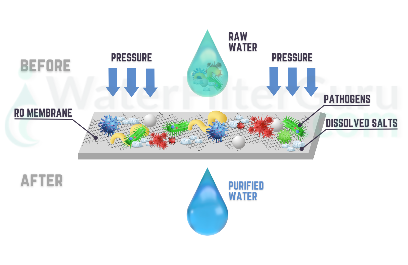 Reverse osmosis filter