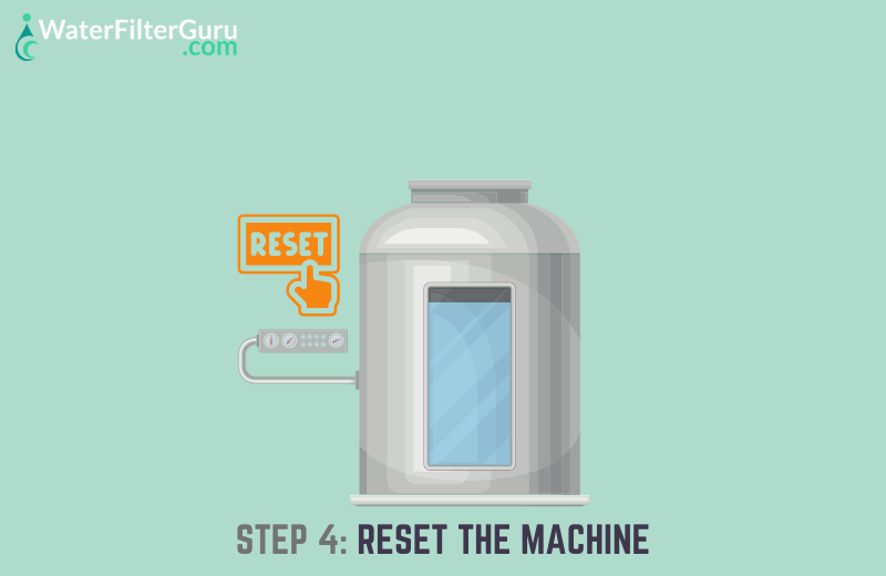 How To Clean A Water Distiller Boiling Tank- Step 5_Reset the machine