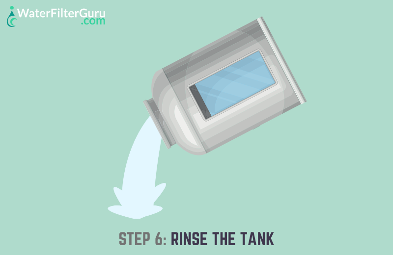 How To Clean A Water Distiller Boiling Tank- Step 7_ Rinse the tank