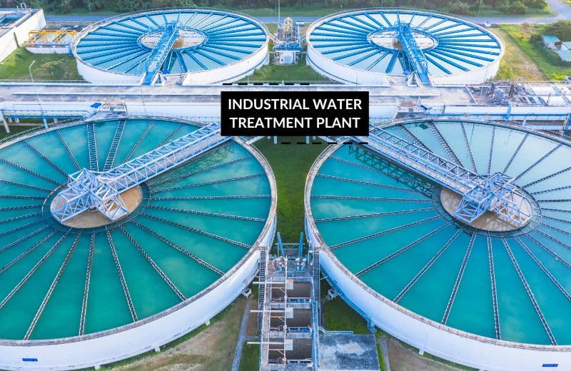 Industrial water treatment plant