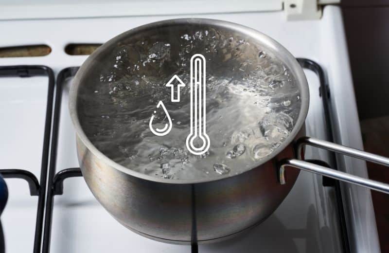 Boiling water