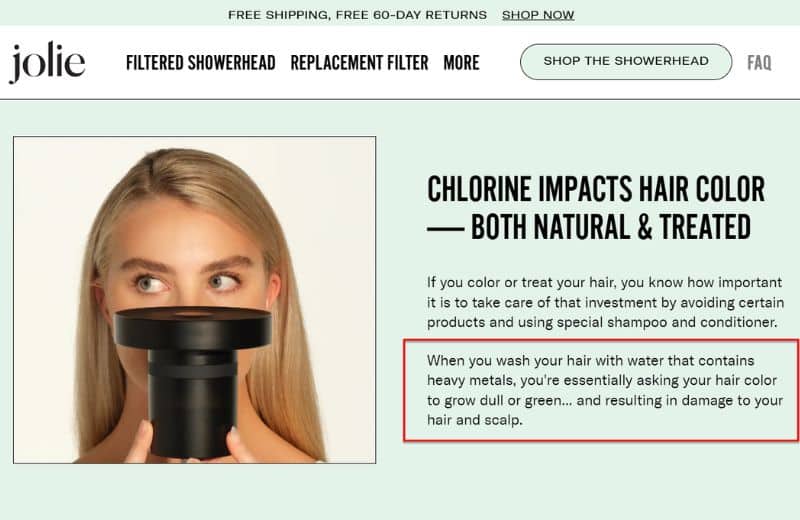 Jolie hair color change fearmongering marketing claims