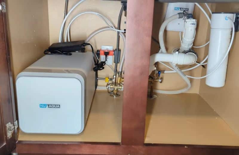 NU Aqua System Installed Under the Sink