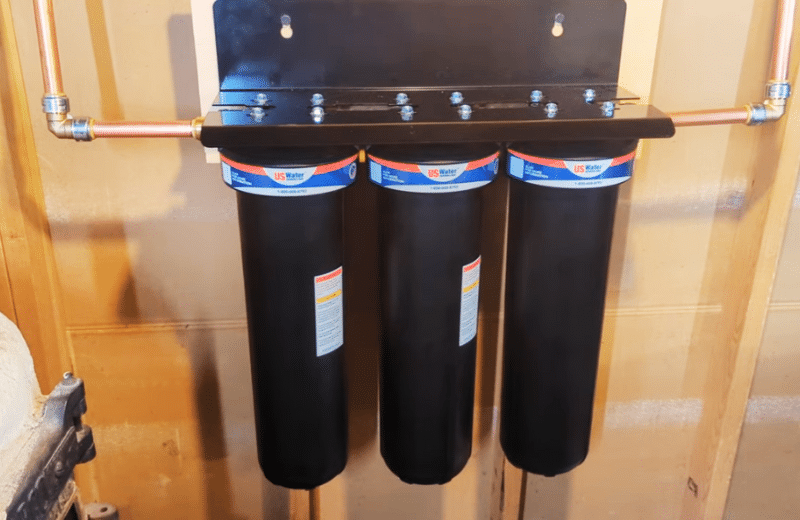 USWS POE Catridge Filter installed at a home
