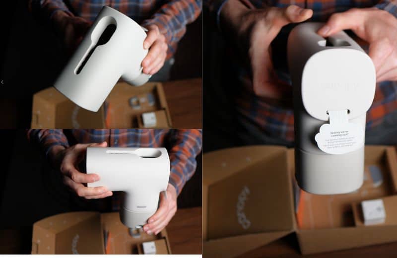 Canopy Bath Filter Design Holding the Canopy Bath Filter