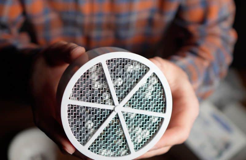 Crystal Bath Filter Media Closer view of Crystal Bath's Filter material