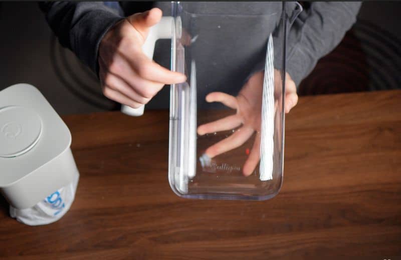 Culligan Zero Water Pitcher Upclose photo of the Culligan Zerowater Pitcher