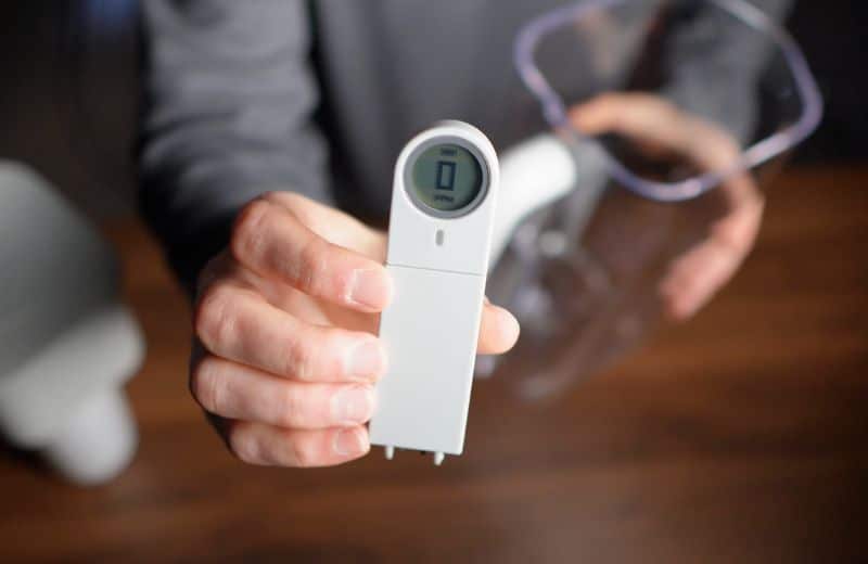 Culligan Zerowater TDS Meter Closeup photo of Culligan Zerowater's TDS meter