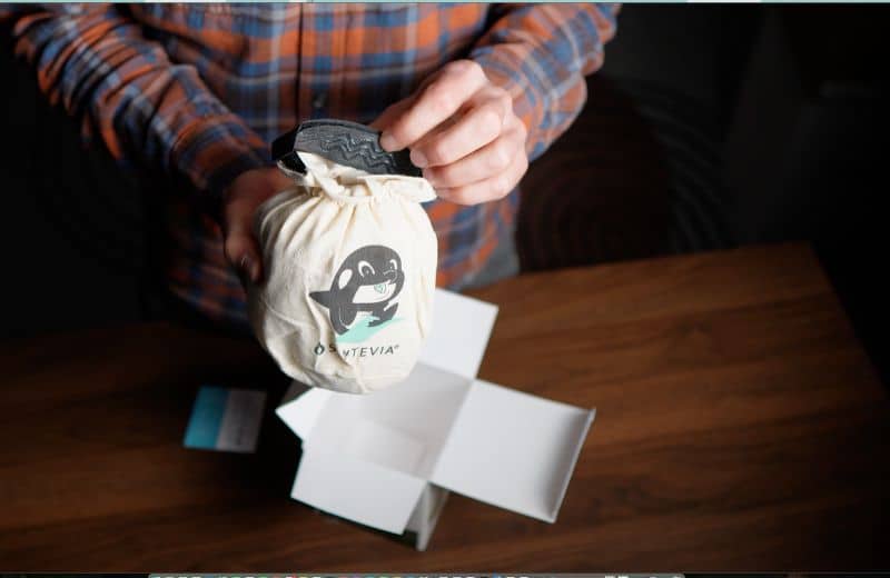 Closer view of the Santevia bath filter 